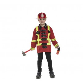 Eu quero ser uma fantasia de bombeiro infantil