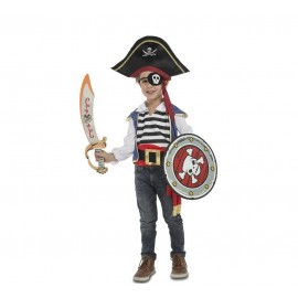 Eu quero ser uma fantasia de pirata infantil