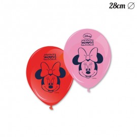 8 Globos Minnie Mouse 28 cm