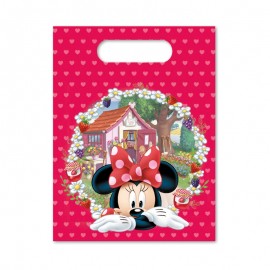 6 Bolsitas para Dulces Minnie Mouse Jardín