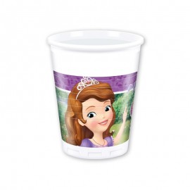 8 Copos Princesa Sofia 200 ml