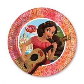 8 Pratos Elena de Avalor 20 cm 8 Pratos Elena de Avalor 20 cm