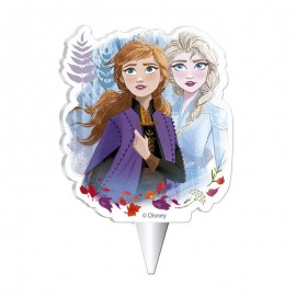 Vela 2D Aniversário Frozen 2 7,5 Cm