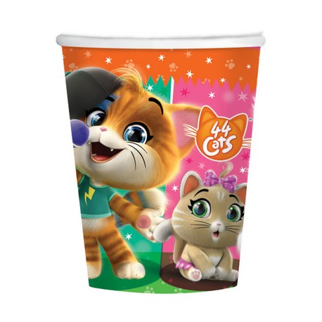 8 Vasos 44 Gatos 250 ml