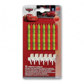 Pack de 12 Velas Cars