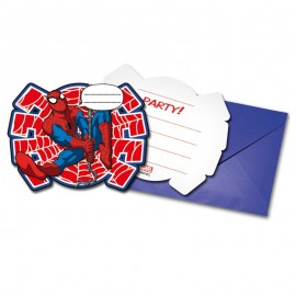 6 Convites Homem Aranha