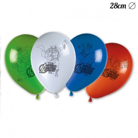 8 Balões de Os Vingadores 28 cm