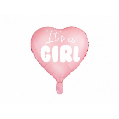 Globo Hearts A Girl Foil 45cm