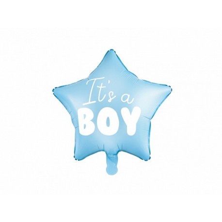 Star Balloon Sti A Boy Foil 45cm