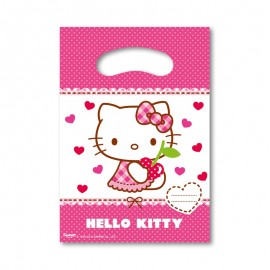6 Sacos para Gomas Hello Kitty