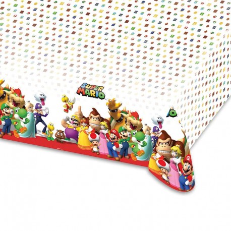 Toalha de Mesa de Plástico Super Mario 120 x 180 cm