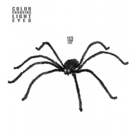 Aranha gigante com olhos que mudam de cor 153 cm