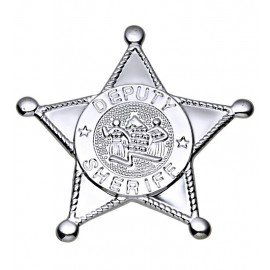 Estrela do xerife prata