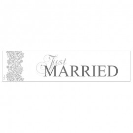 Registro Just Married Prateado