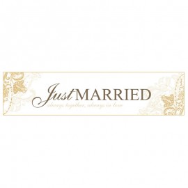 Registro Just Married Dourado