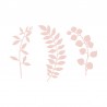 9 Ramos com Folhas Decorativas