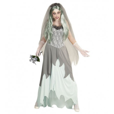Fantasia de esposa zumbi para mulheres