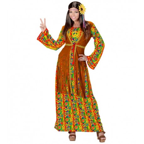 Fantasia de mulheres de flor de flor hippie