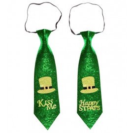 San Patricio Purpurina Fiesta Tie