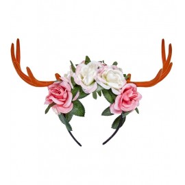 Coroa de Cervo com Flores