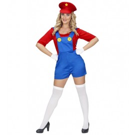 Fato de Encanadora Mario para Mulher