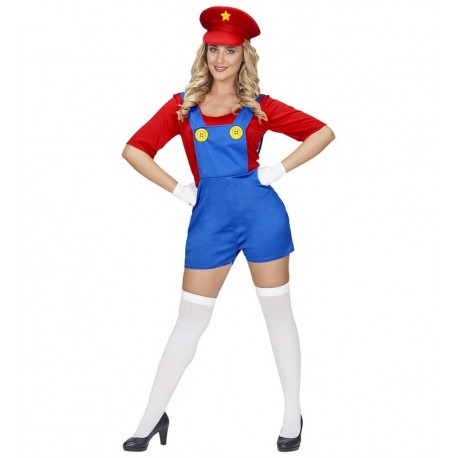Fato de Encanadora Mario para Mulher