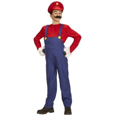 Fato de Encanador Mario para Menino