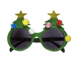 Óculos de árvore de Natal brilhantes
