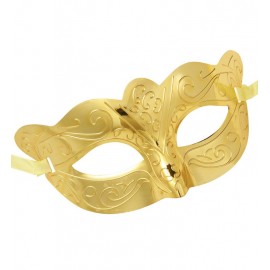 Máscara de carnaval metalizada
