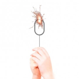 Vela com fogo de artifìcio Número 0