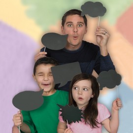 8 Acessórios para Photo Booth com Sanduiches