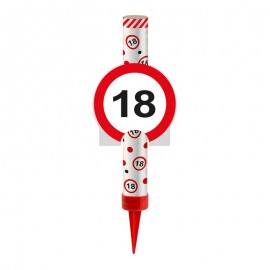 Vela Foguete Número 18