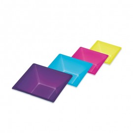 8 Bols Quadrados Cores Surtidos