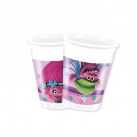 8 Vasos Trolls 200 ml