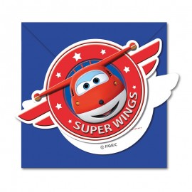 6 Convites Super Wings