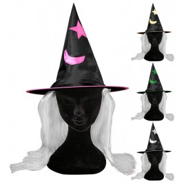 Chapéu de bruxa decorado com cabelo