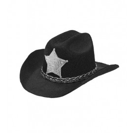 Mini chapéu de cowboy com estrela