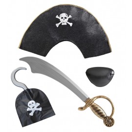 Conjunto de piratas do mar