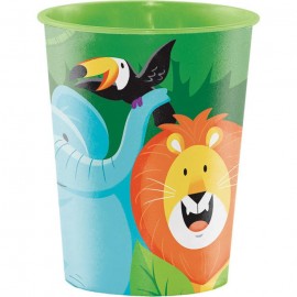 Animais vaso da selva plástica