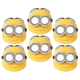 6 Máscaras Minions de Papel