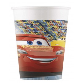 8 Vasos Cars de Papel