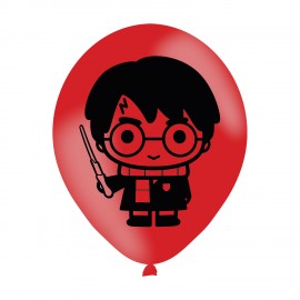 6 Balões Harry Potter de Látex 27 cm