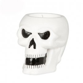 Vela Calavera Sonriente