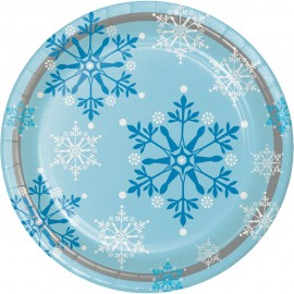 8 23 cm de pratos de floco de neve