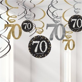 Decoração elegante de 70 anos