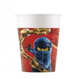 8 Copos LEGO ninjago 200 ml