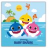 20 Servilletas Baby Shark 33 cm