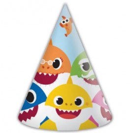 6 Gorros Baby Shark