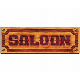 Señal Saloon 78x26 cm