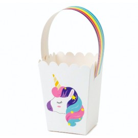 Cesta De Papel Unicornio 8 x 17,5 x 8 cm